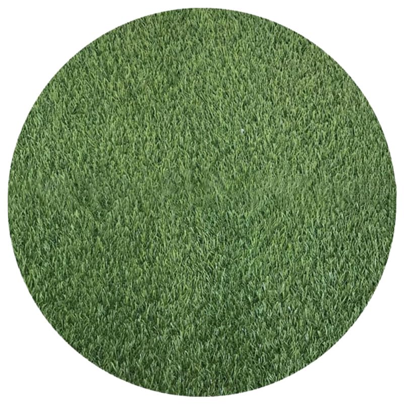Happyyami Artificial Grass Mat 23.62 Inch Round Decorative Turf Pad Lightweight Synthetic Fake Grass Rug for Indoor Outdoor Patio Garden Table Decoration