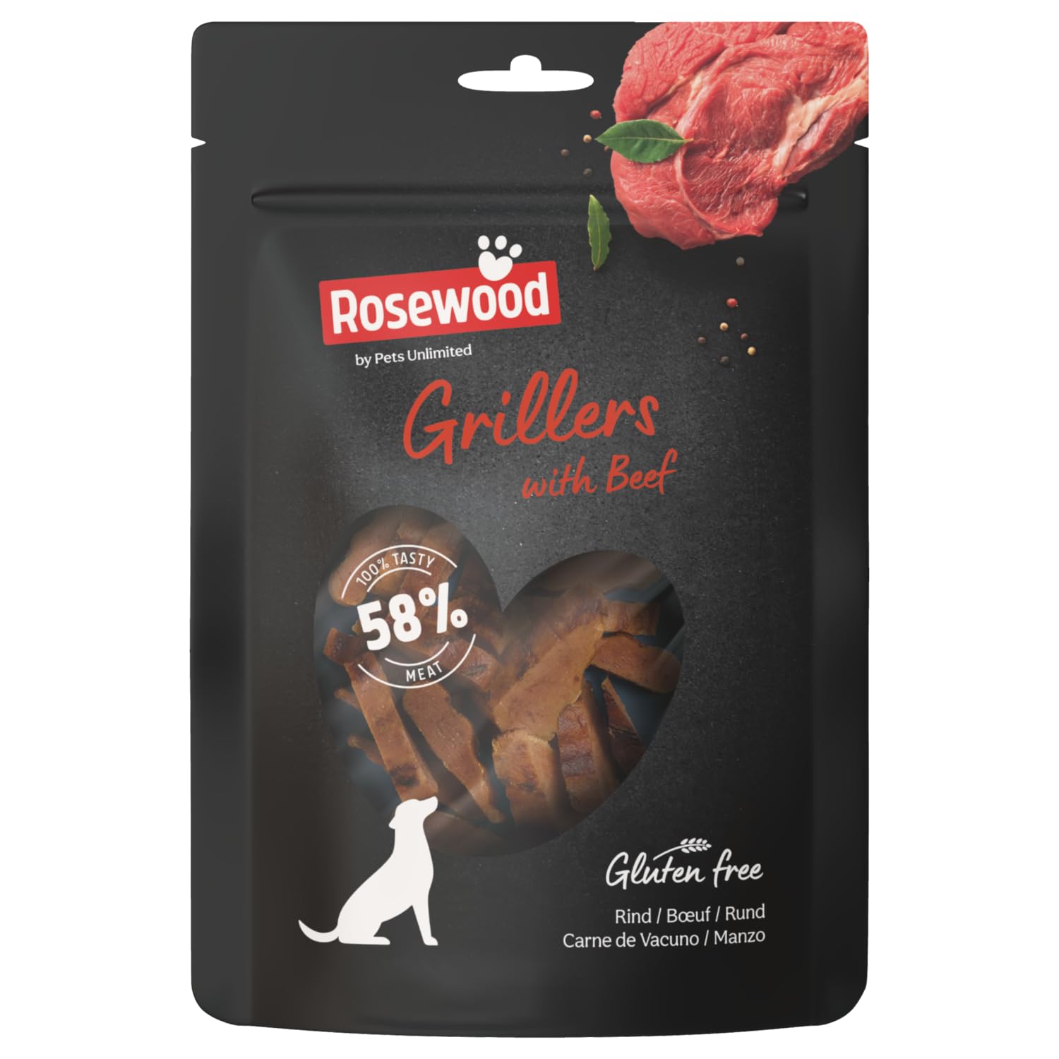 Pets Unlimited Grillers Beef, 100g,