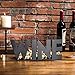 MyGift 14-Inch Decorative Black Metal Mesh Wine Cork Holder Basket