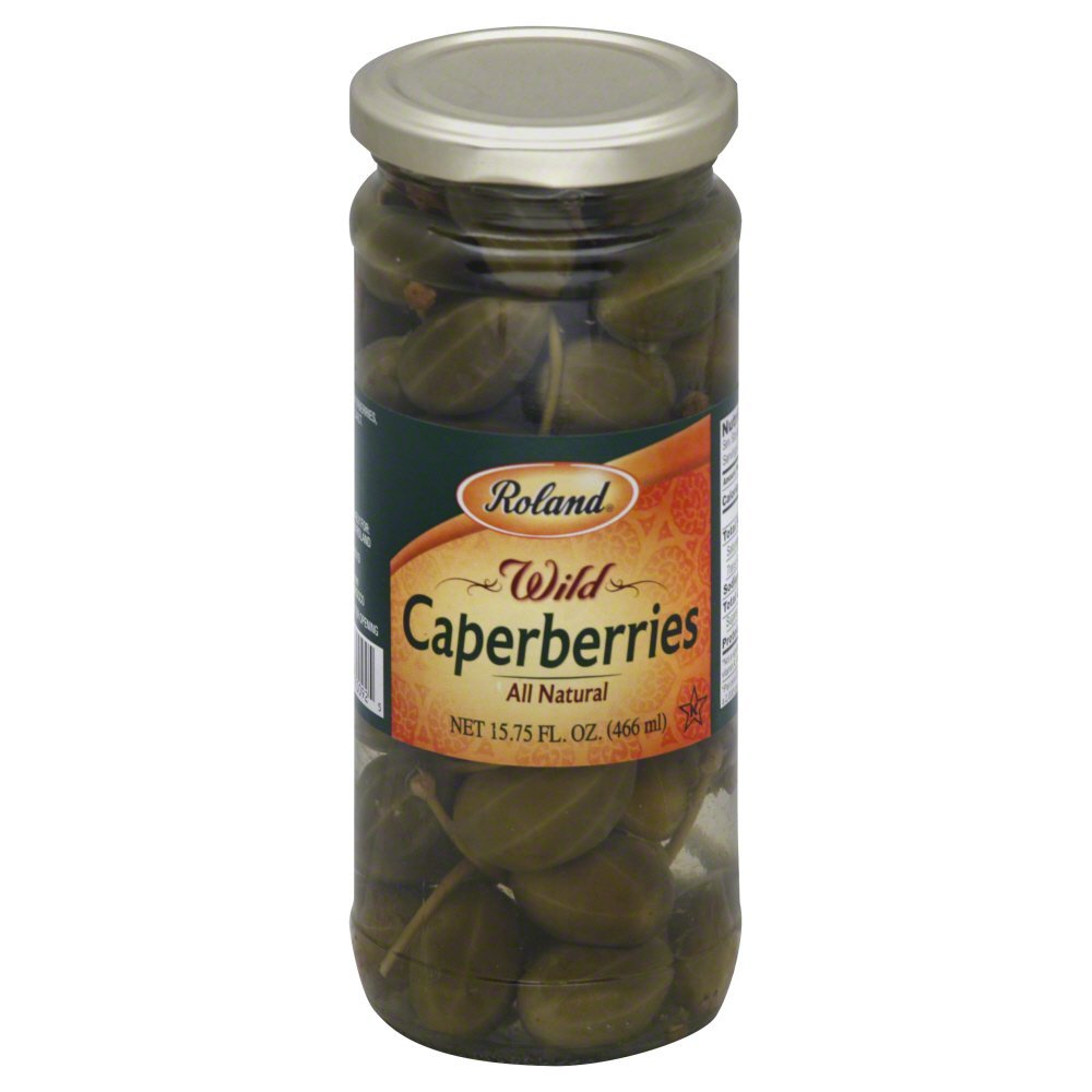 16 oz Imported Caperberries (Caper Berries) in Vinegar and