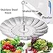 Steamer Basket, ihoven Stainless Steel Vegetable Steamer, 5.5 - 9.3
