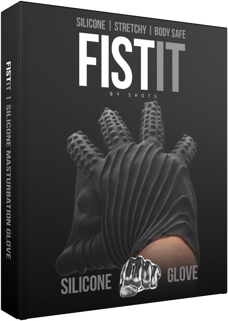 Fist It Masturbation Glove, Black - Image 3