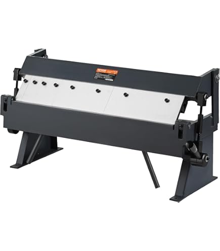 KAKA INDUSTRIAL Box and Pan Brake, 24-Inch Sheet Metal Brake