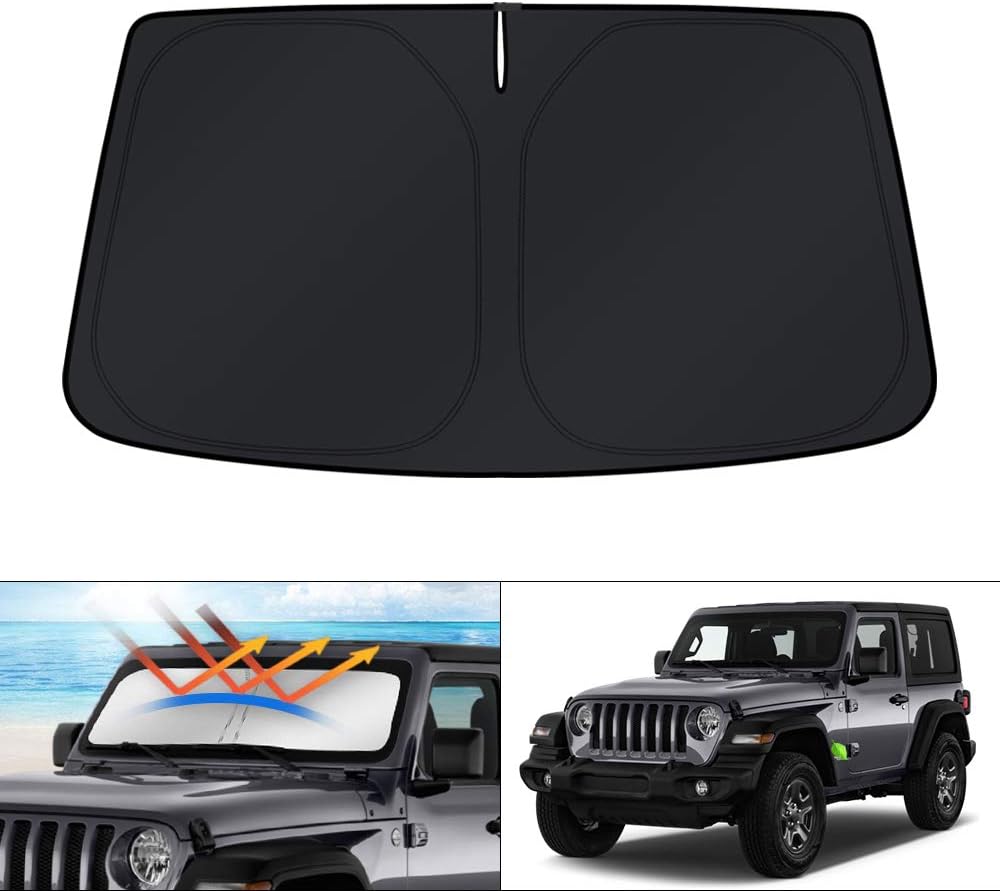 KUST Windshield Sun Shade for Jeep Grand Cherokee SUV 20112020 （Not