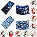 VANCROWN Headwear Head Wrap Sport Headband Sweatband 220 Patterns 12 in 1 Magic Scarf 12PCS & 6PCS 12 in 1 (12PCS.Animal Print)