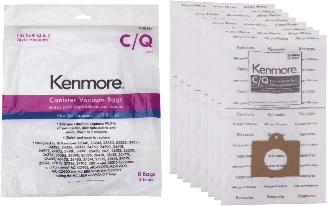 Best kenmore canister vacuum bags q/c
