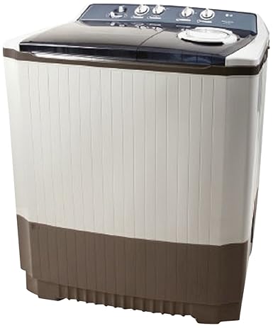 LG 14.0 kg Semi-Automatic Top Loading Washing Machine (P1860RWN5, Light Gray)