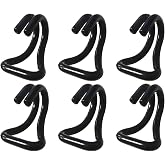 SNAP-LOC E-Track Strap Slip-On Hook Adapter 6-Pack, Logistic Tie-Down for Pickups, Trucks, Trailers