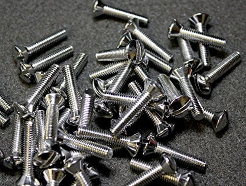 Superior Dixie Distributing 11X #2341C Chrome H DTiming Cover Screws Flathead Panhead Shovel