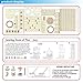 Runsong Creative 3D Puzzle Paper Model Leaning Tower of Pisa DIY Fun & Educational Toys World Great Architecture Series, 16 Pcs