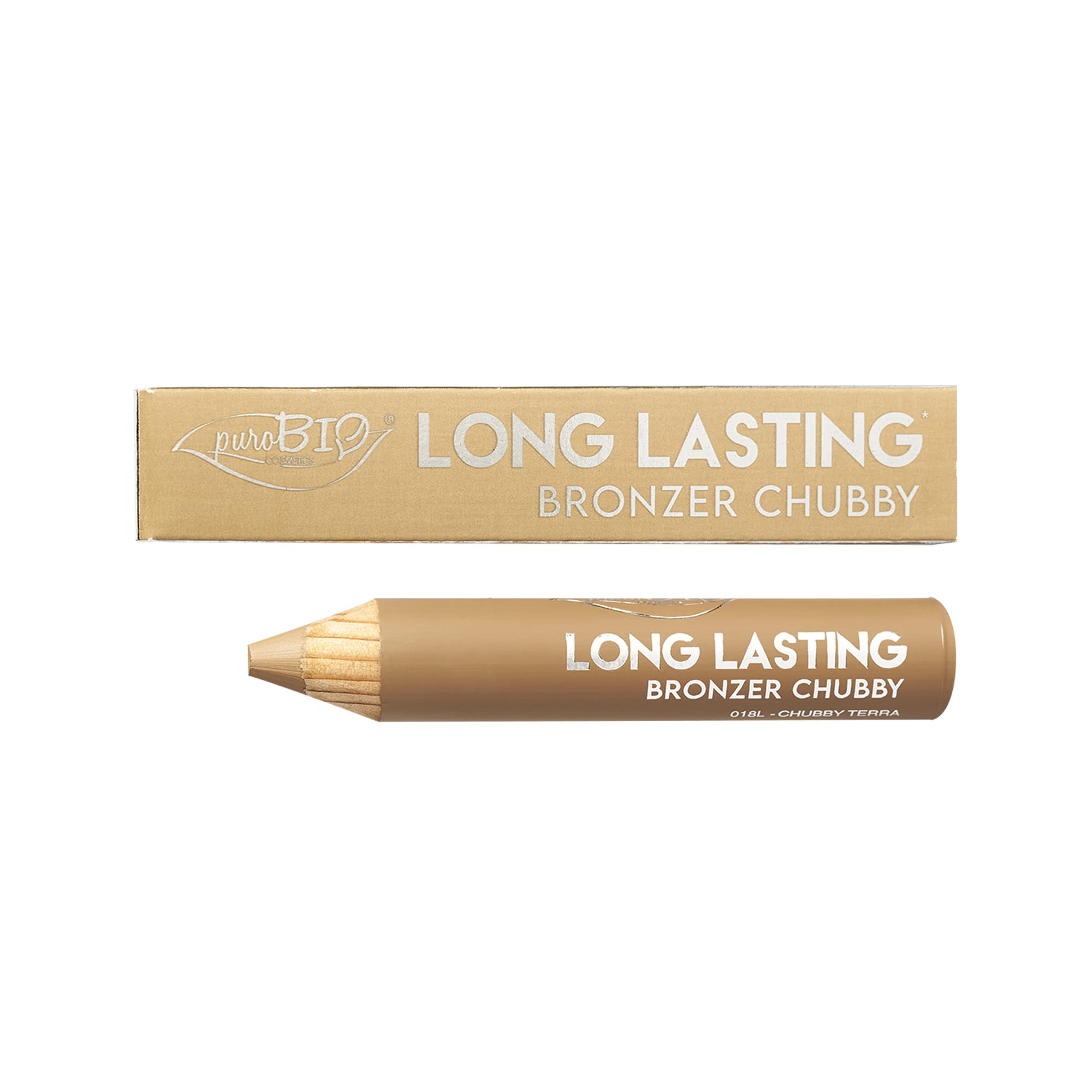 PuroBio Pure Bio Long Lasting Bronzer Chubby BRONZER PENCIL color 018L - COLD EARTH For Contouring
