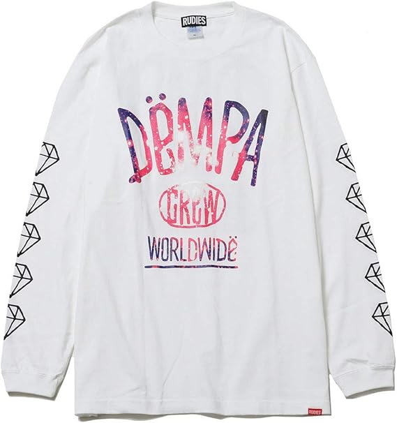 Amazon ルーディーズ でんぱ組 Inc X Rudie S Drawing Dempa ロンt 長袖 黒 白 Ls T Black White ホワイト M Tシャツ カットソー 通販