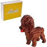 Larcele Micro Dog Building Blocks Set Mini Pet Building Toy Bricks,950 Pieces KLJM-02 (Poodle)