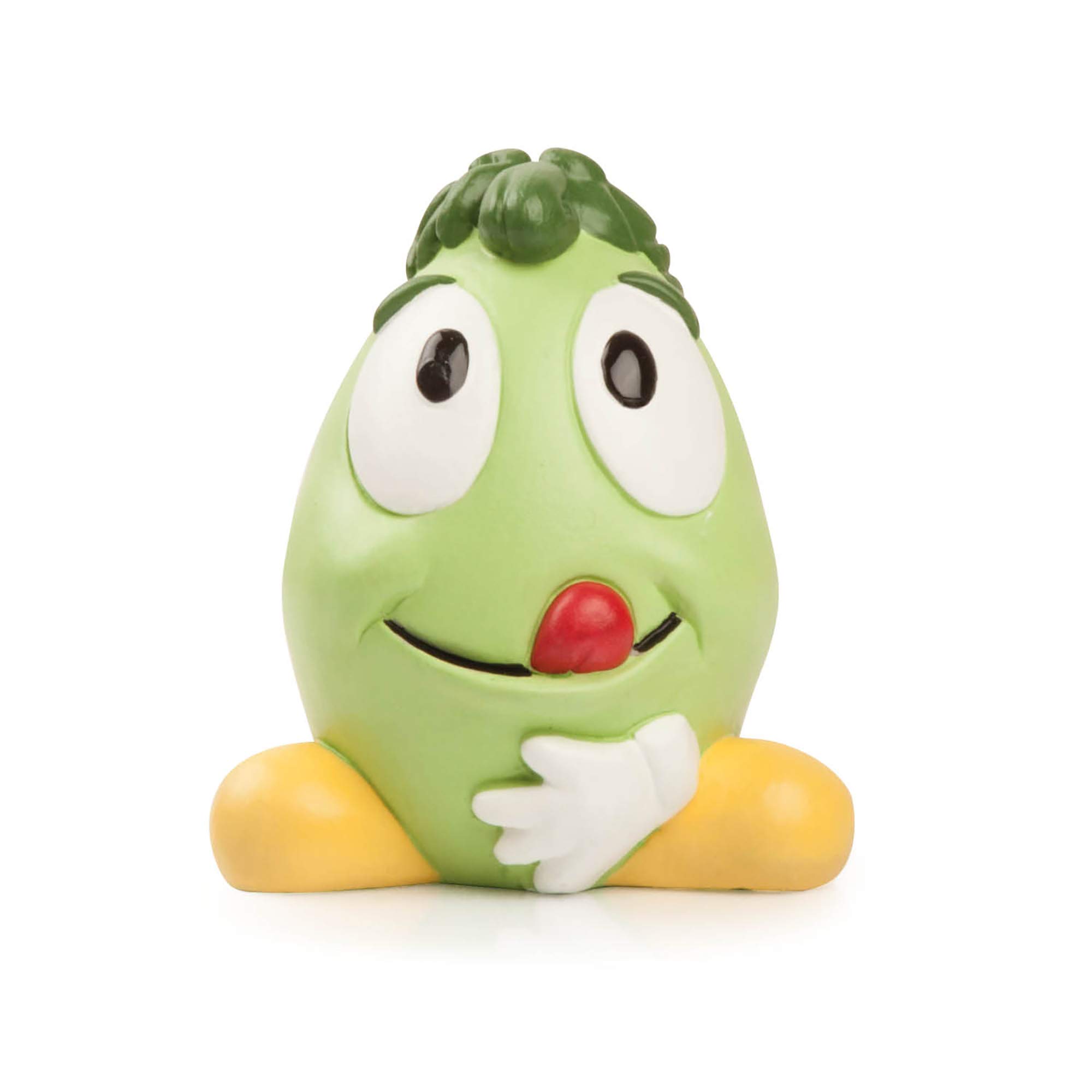 Studio Egan ov16 ovoticon Figurine, Model Slurp, Ceramic, Green, 7 x 7 x 9 cm