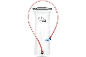 USWE Elite Hydration Bladder, Water Reservoir with Plug-n-Play Quick Disconnect and Wide Slide-Seal Open, Reversible Leak Proof BPA Free, for Backpack and Hydration Pack