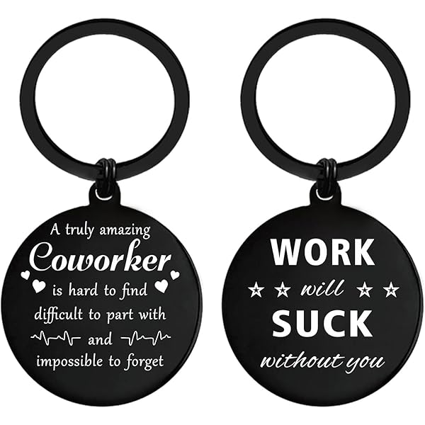 Nimteve Coworker Leaving Gifts: Colleague Friend Boss Goodbye Farewell Keychain Retirement Gifts For Coworkers - 'Cross Our Path For A Reason