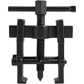 KPFILEH Two Jaw Bearing Gear Puller, 2'' Adjustable Gear Remover Tool | Carbon Steel Universal Hand Pump Pulley Puller Tool for Automotive Flywheel/Motorcycle Wheel/Machine Bearing