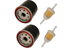 Quaprodur AM107423 49065-0724 Oil Filter Replacment for Kawasaki 49065-7010 49065-2078 Club Car 1016467 41016467 Kubota T1460