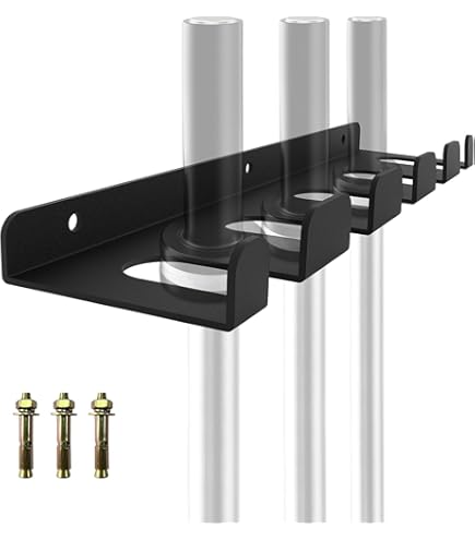 Chin Up Bar YZZHAJ Olympic Barbell Hanger,Garage Gym Bar Wall Rack