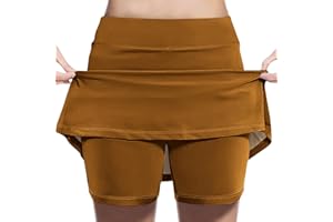 Zzalalana Girls Athletic Skorts Tennis Skirts with Shorts Summer Casual High Waisted Golf Skorts for Kids 2-13 Years