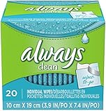 LWAYS Feminine Wipes Lightly Scented 20 Count