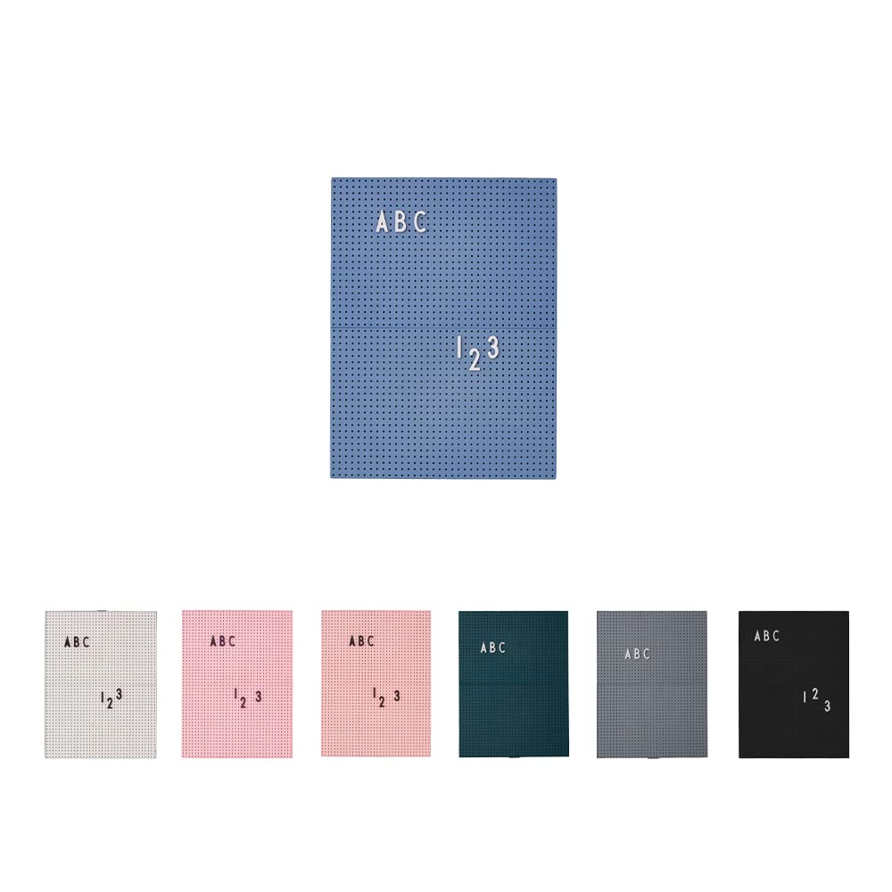 Design Letters Felt Memo Letter board | A4 Message board | Changeable Letter board for everyday | Aesthetic Room Decor for Home, Kitchen, Office Display | Blue โ image 1