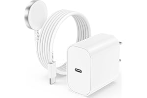 CERDETI USB C Apple Watch Charger, [Apple MFi Certified] Magnetic iWatch Fast Charging Cable Cord 6ft and iPhone Type C Wall Charger Plug Block for Apple Watch Series Ultra 2/Ultra/11/10/9/8/7/SE/6/5/4/3/2