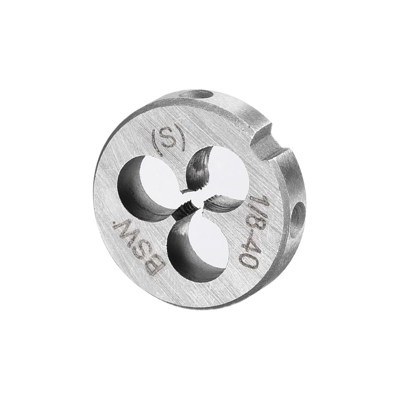 CoCud Round Die, 1/8-40 BSW, Alloy Steel Thread Right Hand Threading Die - (Applications: for Processing External Threads for Metal Plastic)