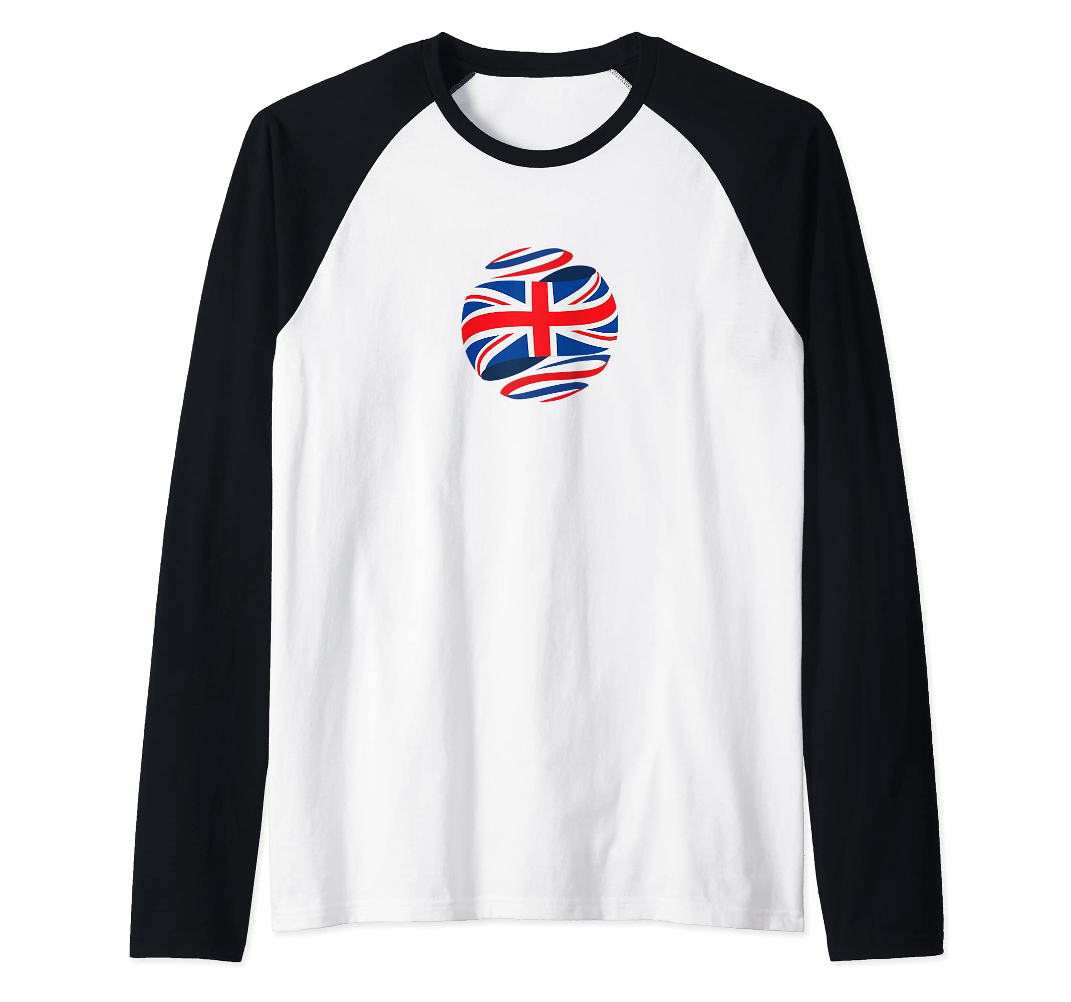 Flag United Kingdom Raglan Baseball Tee