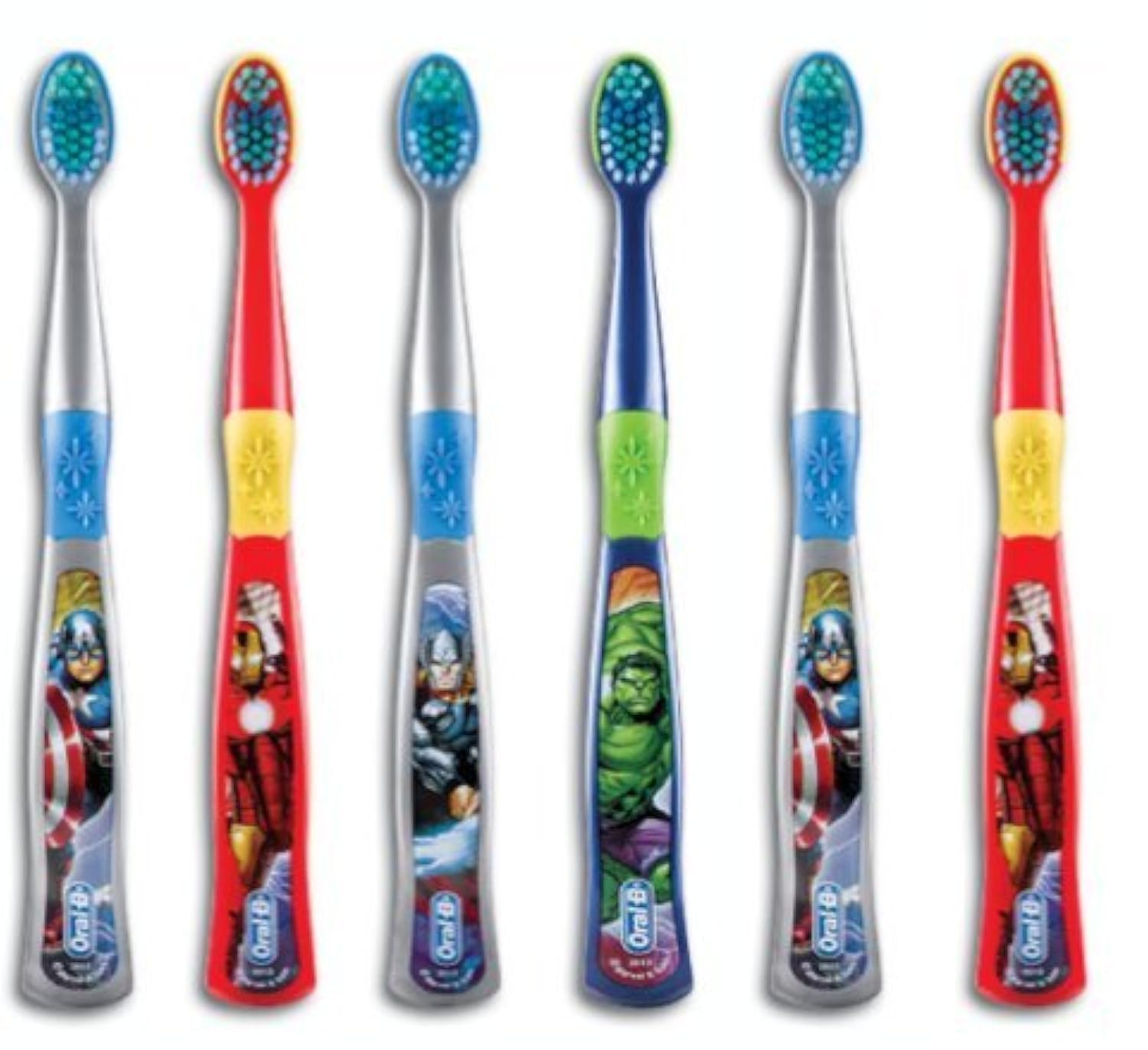 Photo 1 of Oral-B Kids Spider Man Toothbrush for Little Children Ages 3+ Years Old, Extra Soft, Pack of 6