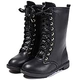 PPXID Girl's Boy's Waterproof Leather Side Zipper