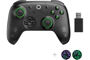 8Bitdo Ultimate 2C Hall Effect Joysticks and Hall Triggers Wireless Controller for Windows PC and Android, with Remappable L4