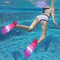 Gugmoy Kids Swim Fins,Comfortable Silicone Flippers