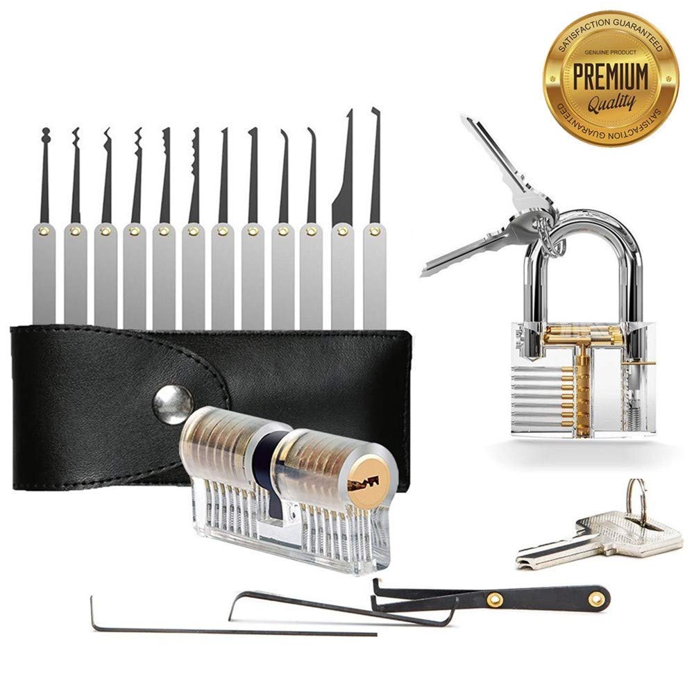 Set of 6 Unique Locks, Including Pin Tumbler, Disc Detainer, Dimple and