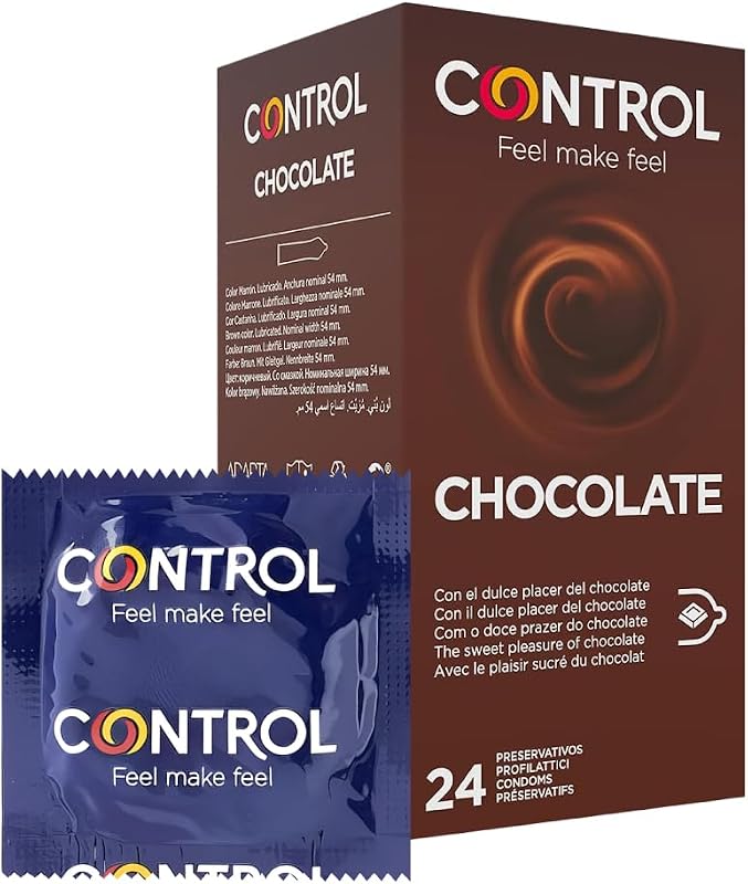 Chocolate Aromatisierte Kondome mit Schokoladengeschmack aus Naturlatex – 24 Stück