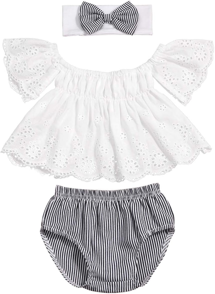 Baby Girl Summer Clothes Toddlers Girls Clothes 3 6 12 18 Months Shorts for Girls Clothes Outfit