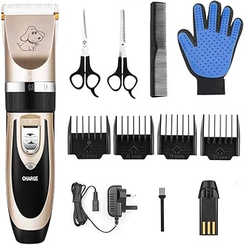 silent dog grooming kit