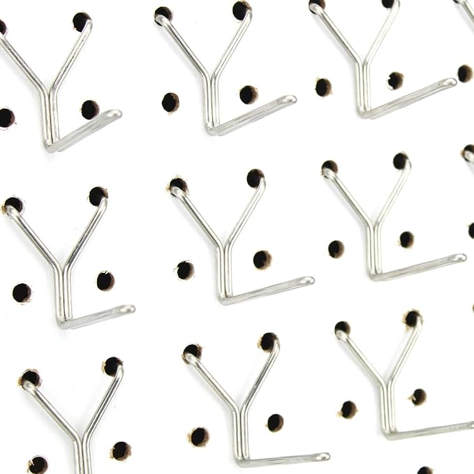 Pegboard Hooks 100Pack 2" LHook Will Not Fall Out