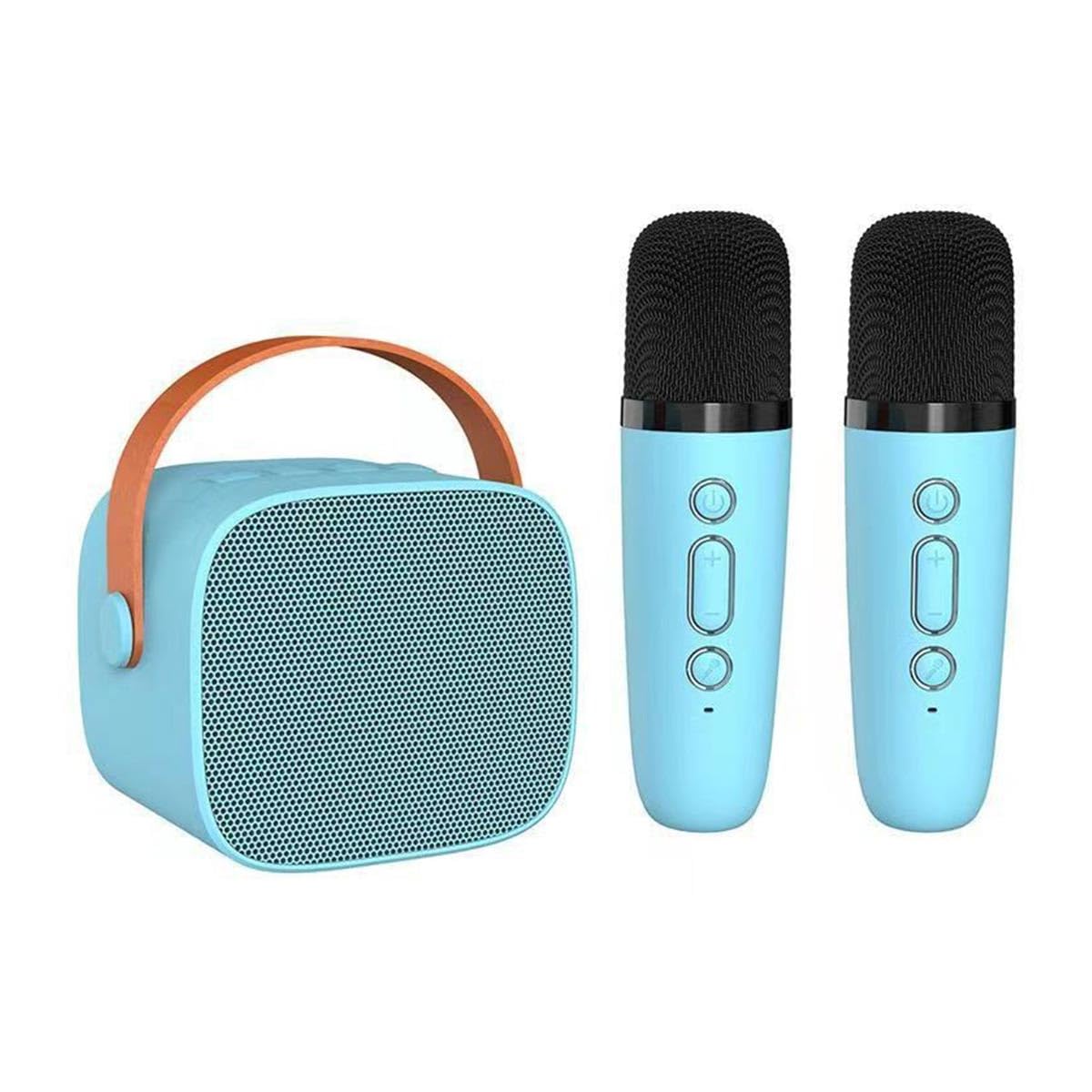 RuiJOTWAT Wireless Microphone Speaker, Bluetooth Small Speaker, With Atmosphere Light, Suitable For Home And Outdoor, Blue