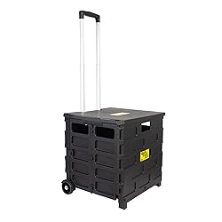 dbest products Quik Cart Pro Wheeled Rolling Crate