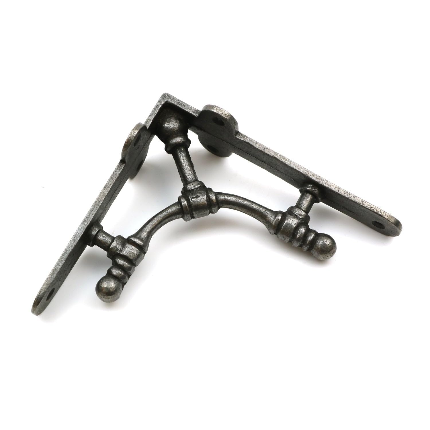 Oakcrafts - Pair of Albion Antique Cast Iron Shelf Brackets - 145mm x 135mm