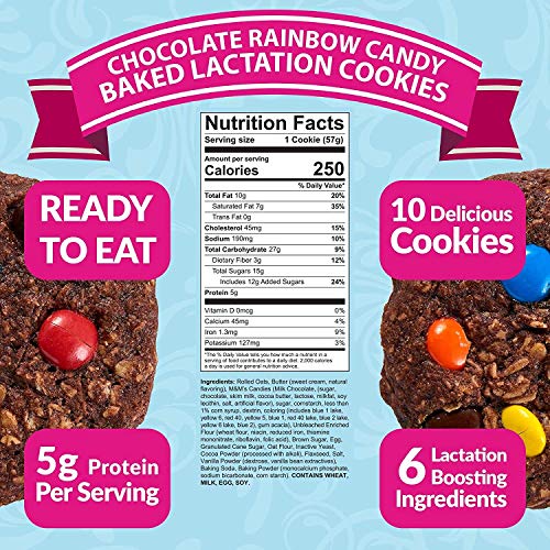 Lactation Cookies Breastfeeding Supplement Rainbow Candy Support