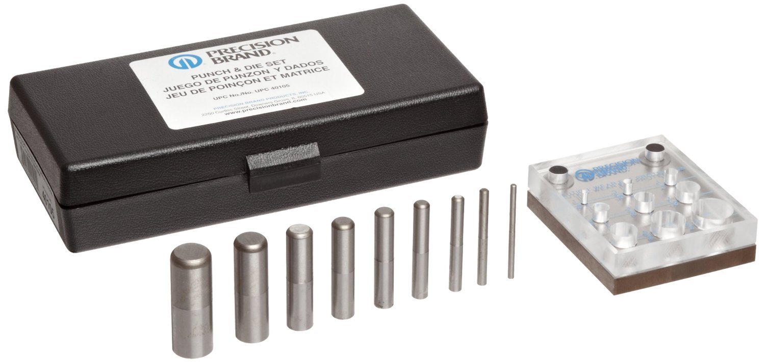 Precision Brand Punch and Die Set Hand Tool Punches
