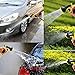 IBeaty 50ft Expanding Hose, Upgraded Strongest Expandable Garden Hose Double Latex Core Extra Strength Fabric and Solid Brass Connector with 9-Pattern Spray Nozzle (50FT, Black)