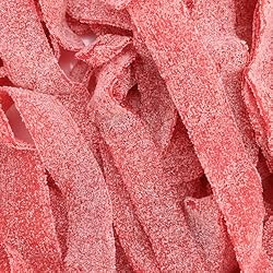 Sour Belts Candy Bulk - Cherry Sour Strips - 1.3 Lb