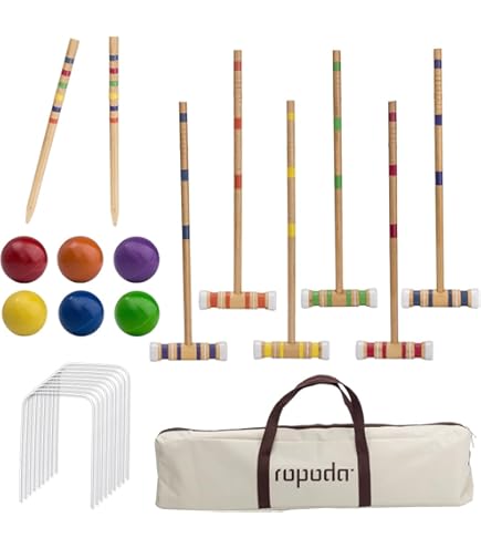Boules de croquet, boules de croquet en bois, lot de 8 boules de croquet vintage en bois, 3 1/4 de diamètre, 8 boules de jeu de croquet, lot numéroté 481 livraison gratuite aux États-Unis - Canada