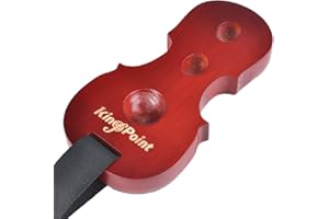KingPoint Solid Wood Cello Endpin Rest Non-slip Stopper Anchor Protector in Cello Shape 3 Holes Holder