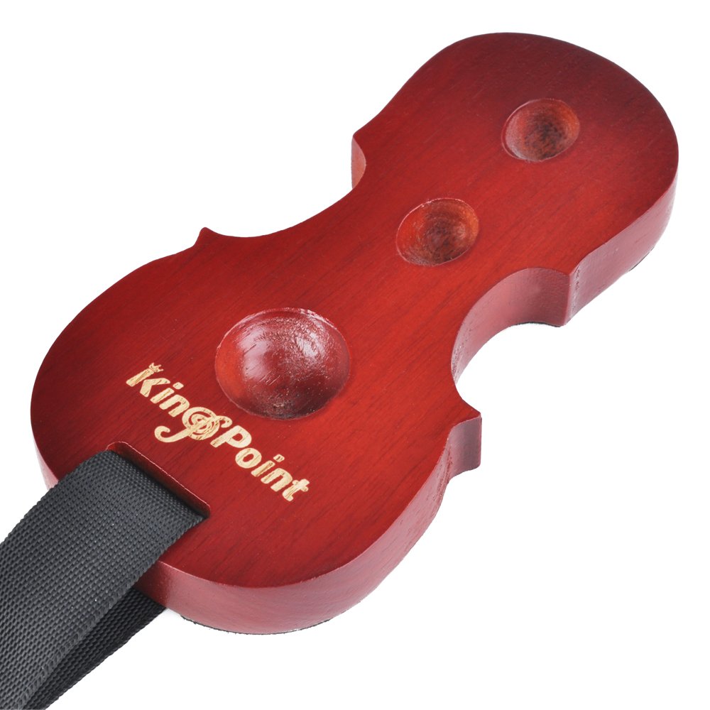 KingPoint Solid Wood Cello Endpin Rest Non-slip Stopper Anchor Protector Pad Cello Shape