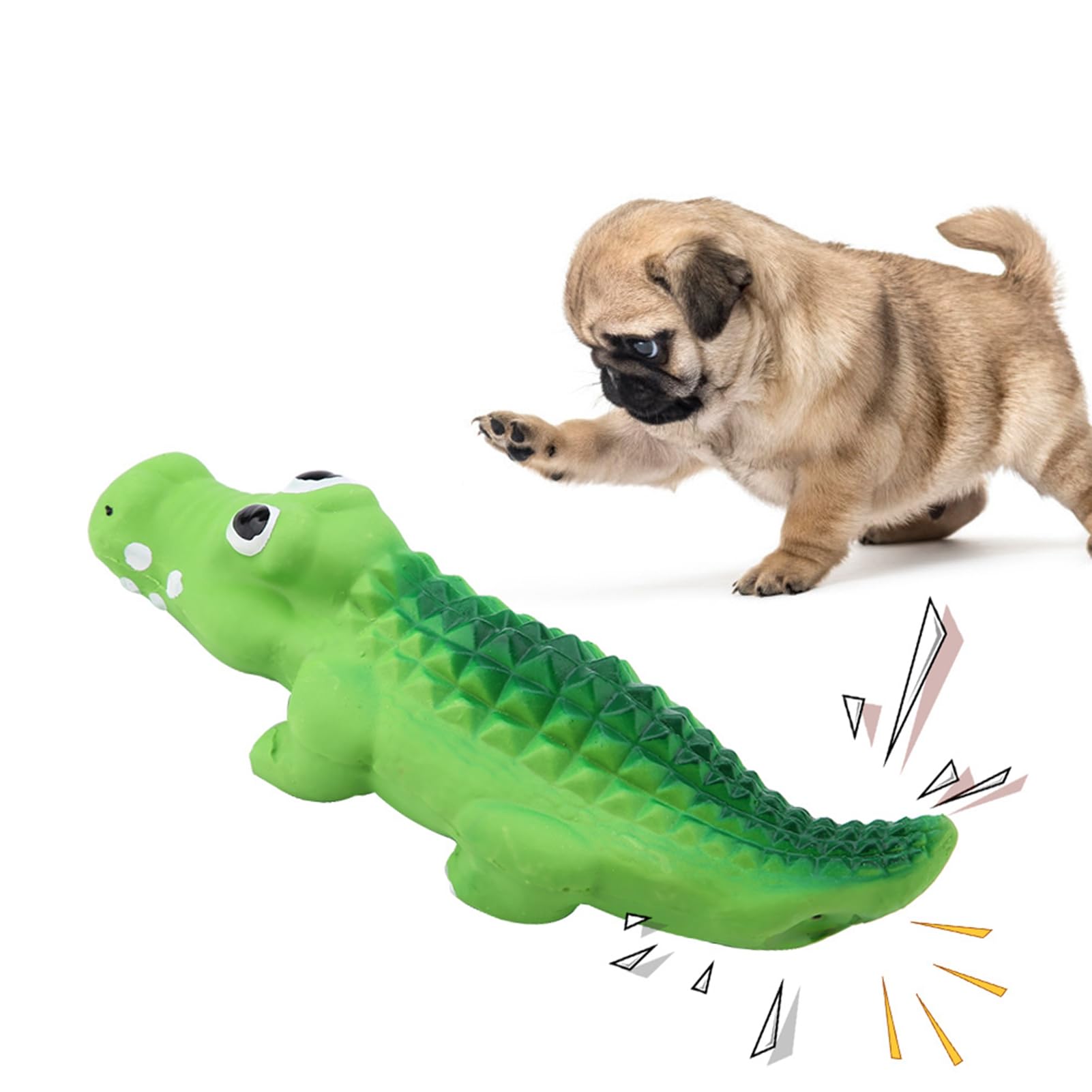 Duokon Adorable Squeaky Dog Chew Toy, Safe Latex Material Latex Cute Squeaky Dog Chew Toy Pet Puppy Cat Squeaky Chewing Play Toys for Puppies Cats Pet Play