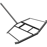 VEVOR Driveway Drag, 74" Width Tow Behind Drag Harrow, Q235 Steel Driveway Grader with Adjustable Bars, Support up to 50 lbs,